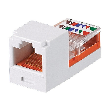 Mod, Cat5e, Rj45, Ldfrm, Utp, 8p8e, Univ, Wh